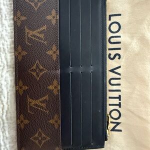 Louis Vuitton Brown and Gold Monogram Pouch